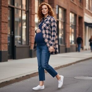 Hatch Women's Boot Cut Jeans - Blue